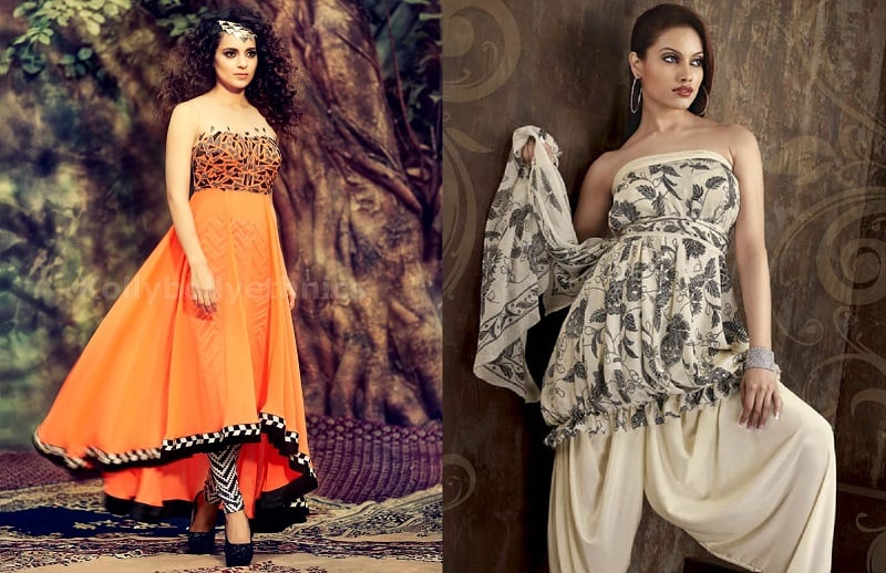 Strapless Salwar Neck Ideas