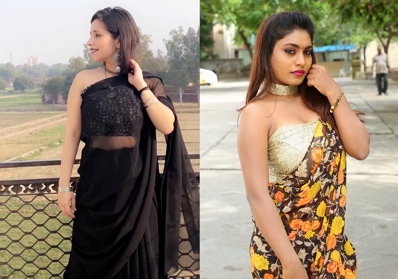 Tube Style Saree Blouse Designs