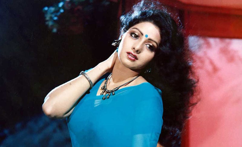 Sridevi In Chiffon Saree