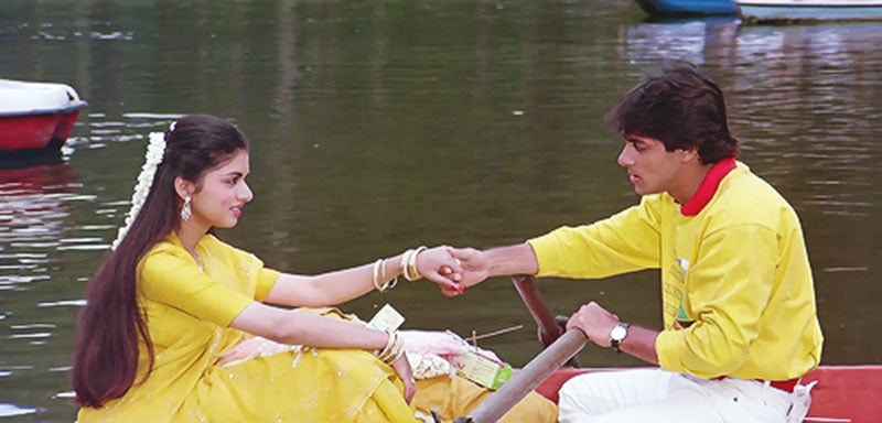 Salman And Bhagyashee In Maine Pyar Kiya