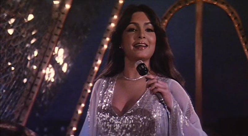 Parveen Babi In Shimmer Gown