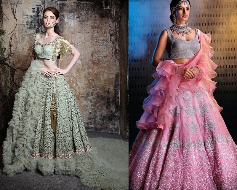 Ruffles Lehenga