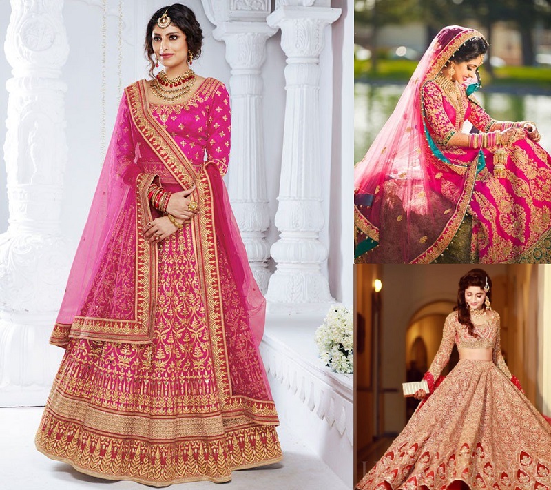 Embroidery Sleeves Lehenga