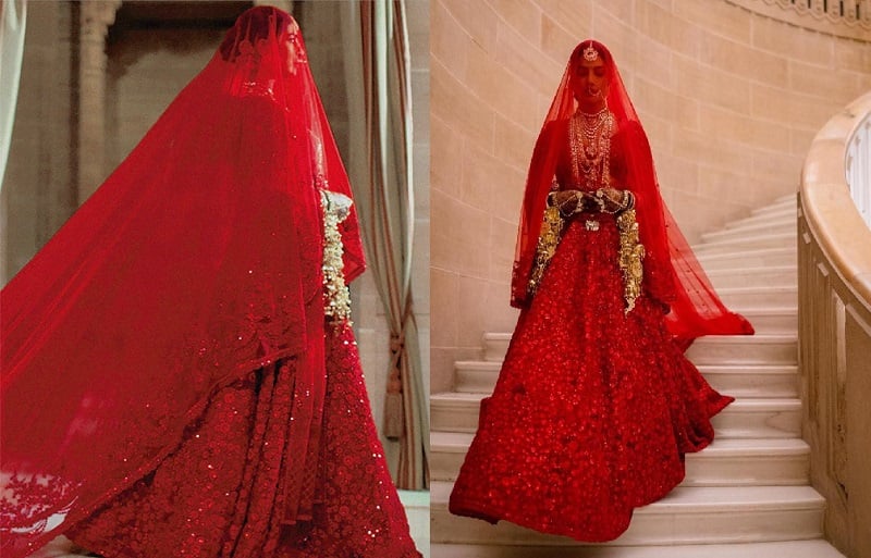 Traditional red Lehenga