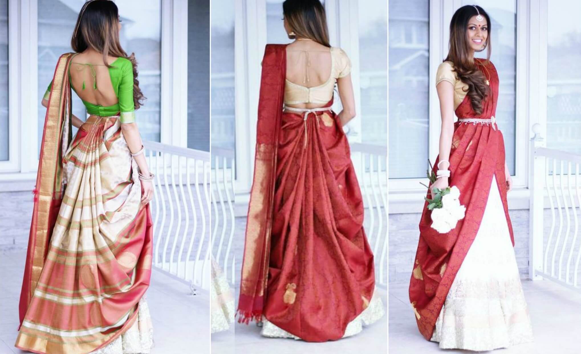 Tee or Tunic Style Saree Draping