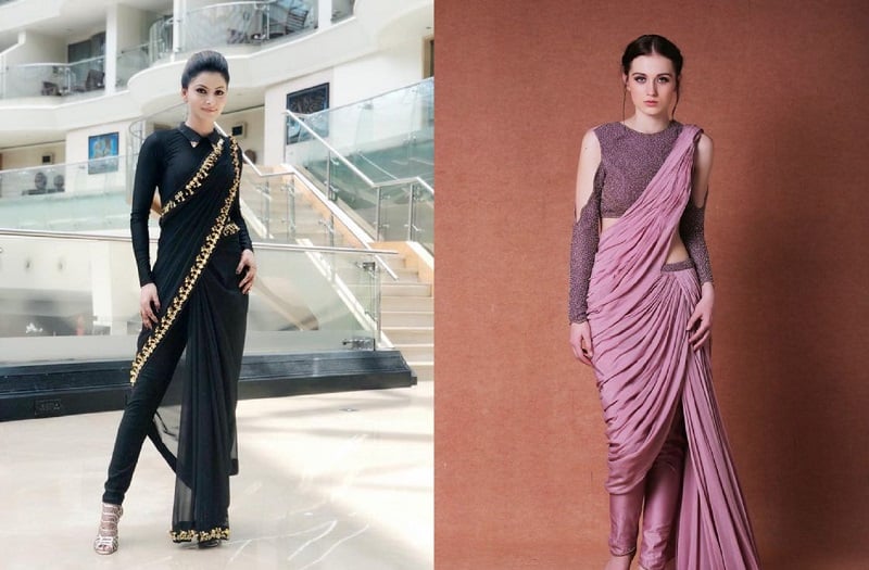 Pant style saree