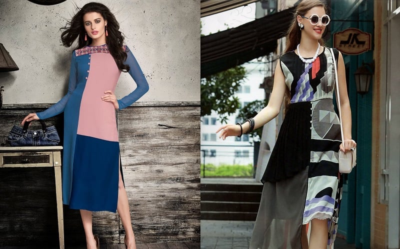 Color Block Kurti 