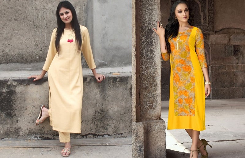 Long Straight Kurti