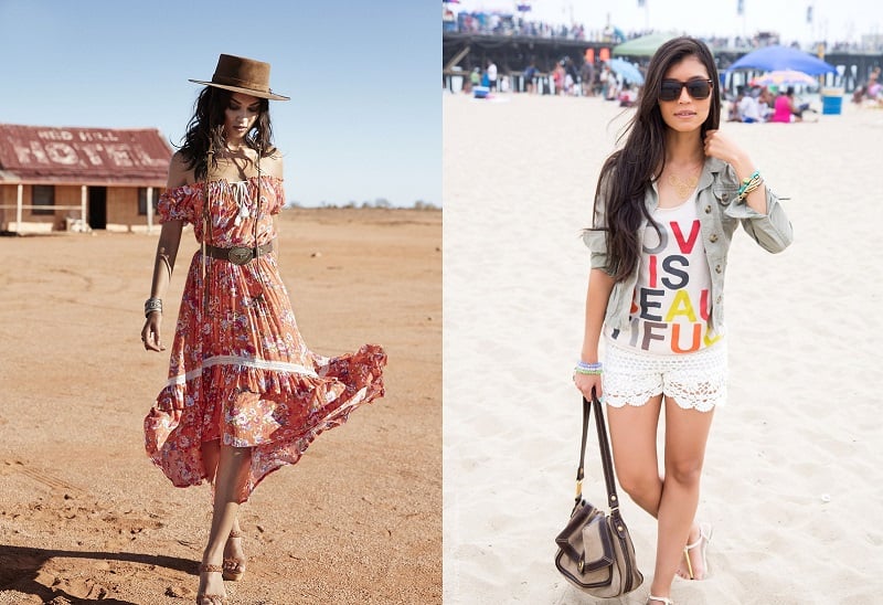 Western Lookbook for a beach day: