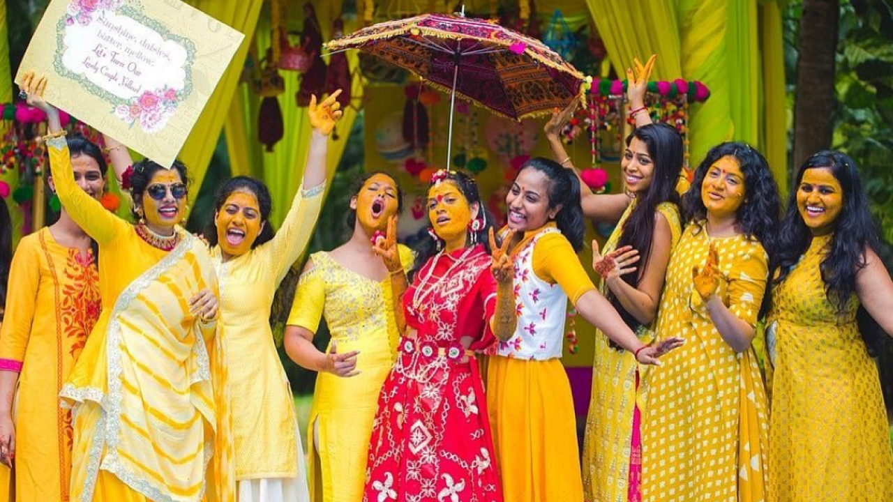 Outfit Idea for Haldi Ceremony: