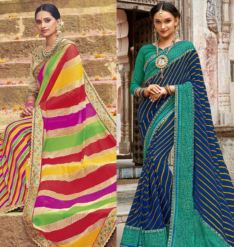 Leheriya Sarees from Rajasthan