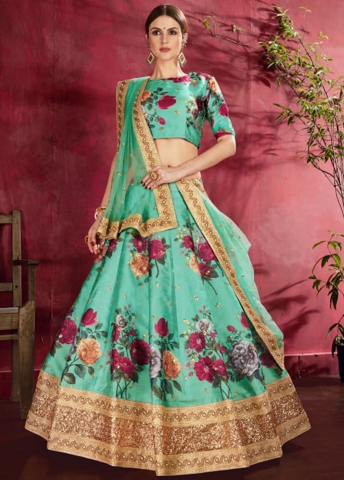 Digital Print Lehenga