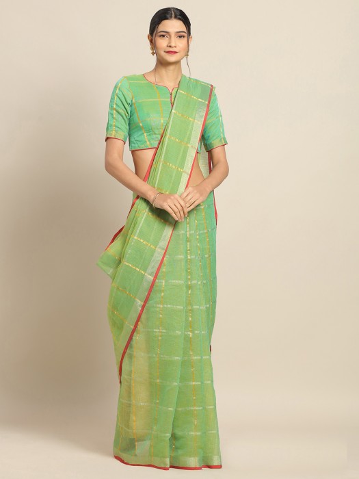 Pleated saree