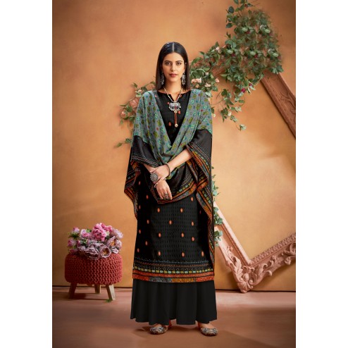 Designer Pashmina Palazzo Suit 