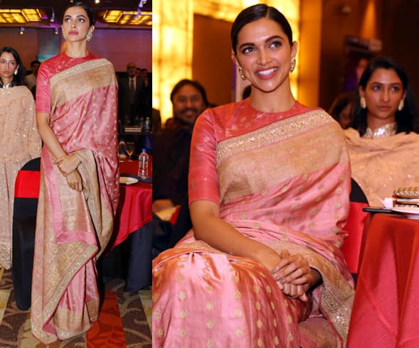 Deepika-Padukone in mysore Silk-Saree