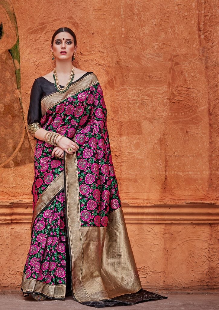 Floral Kanchipuram Silk Sarees