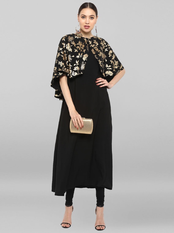 cape sleeve kurtis