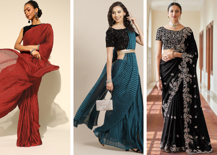 Experiment with different sarees