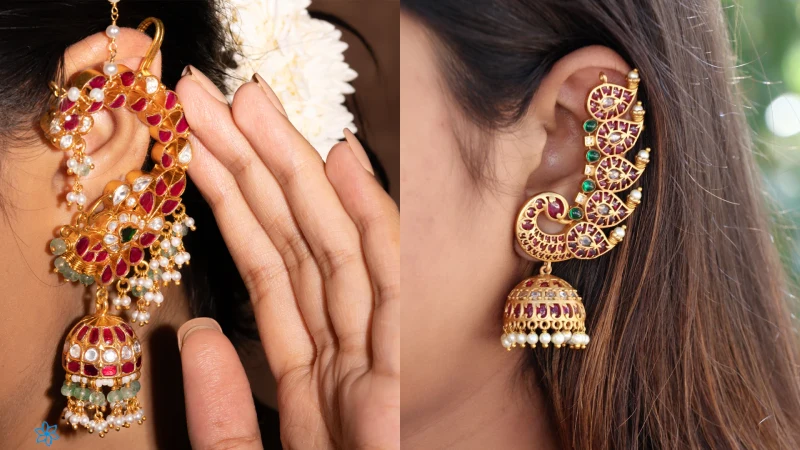 Ear cuff Jhumkas