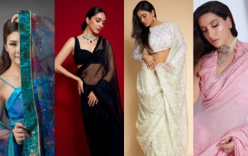 Net Saree Blouse Designs