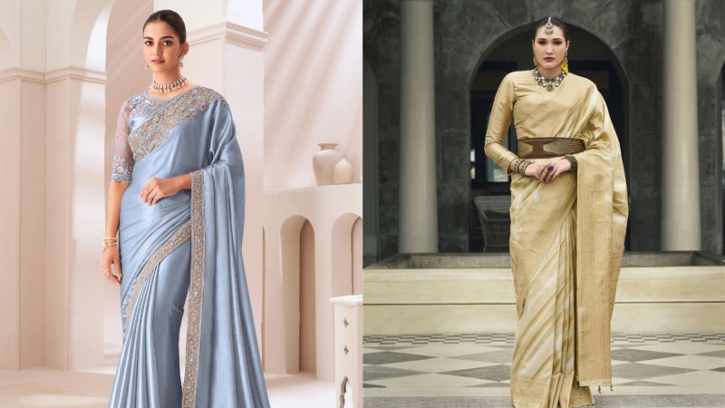 Modern Saree styles 