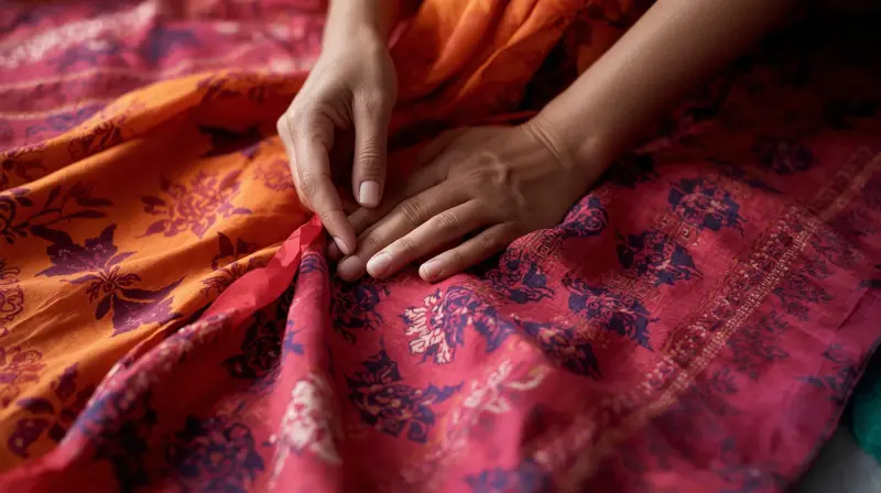 Ajrakh Saree Ajrakh Saree