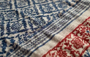 Ajrakh saree