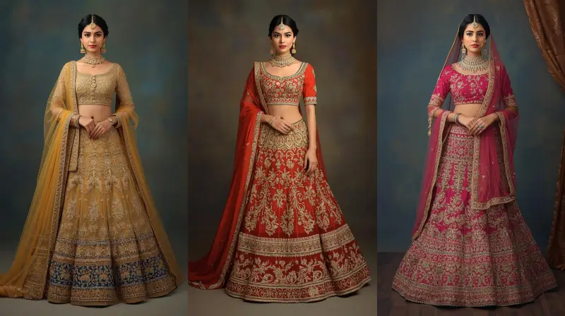 Overly Heavy Lehengas Overly Heavy Lehengas